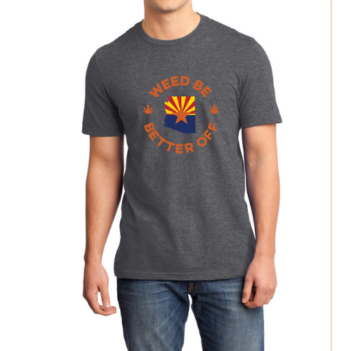 Arizona Flag Logo Shirt freeshipping - Weed Be Better Off