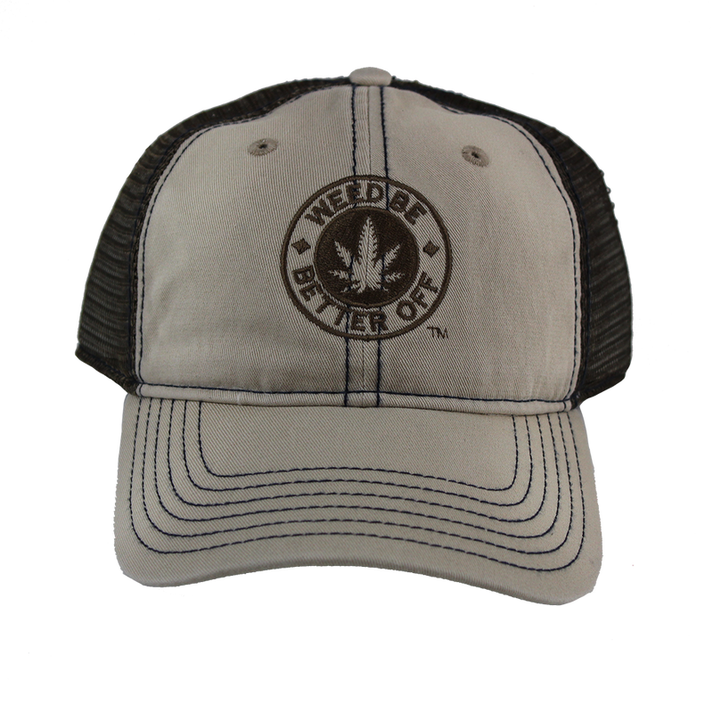Trucker Cap – Mesh Back freeshipping - Weed Be Better Off