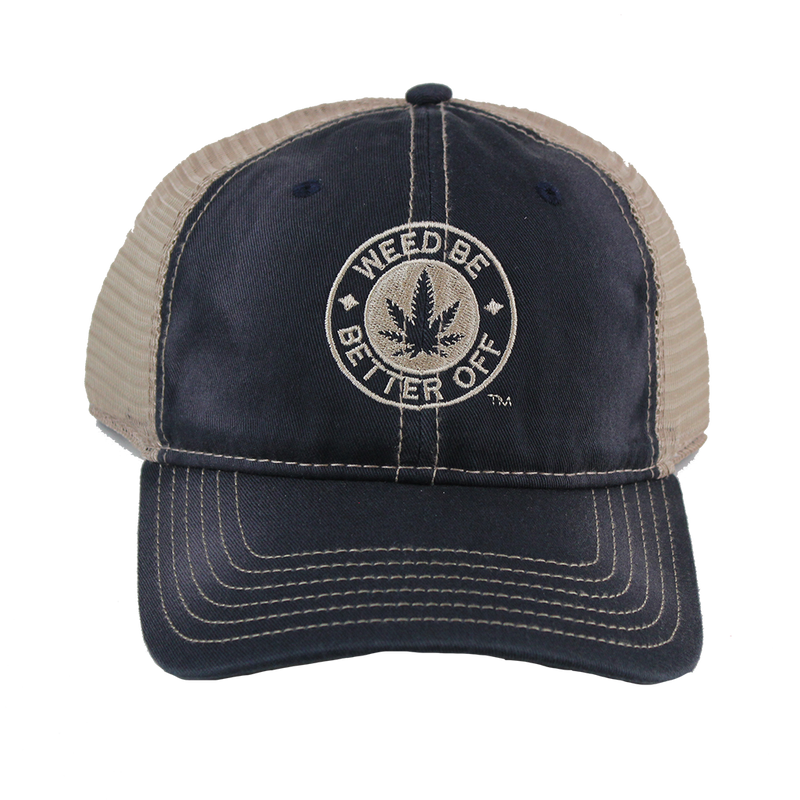 Trucker Cap – Mesh Back freeshipping - Weed Be Better Off