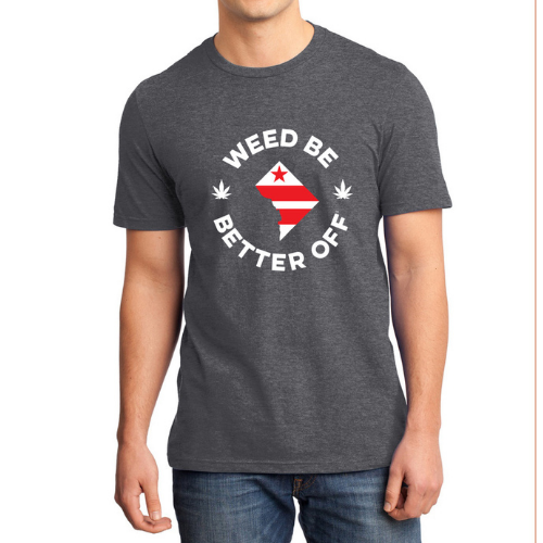 District of Columbia Flag Logo Shirt freeshipping - Weed Be Better Off