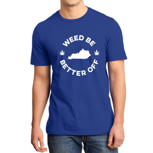 Kentucky Logo Shirt freeshipping - Weed Be Better Off