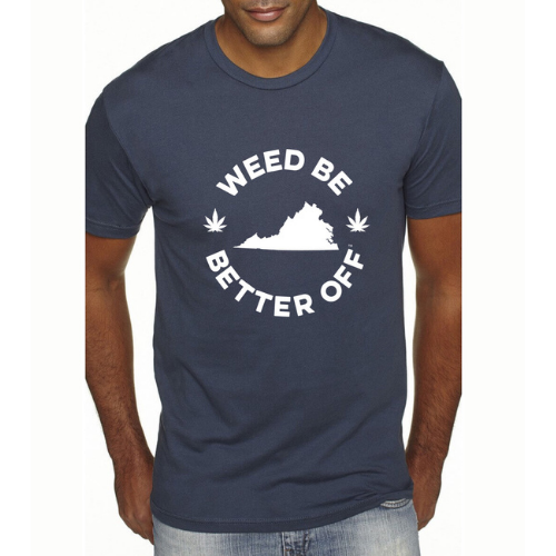 Virginia Logo Shirt freeshipping - Weed Be Better Off