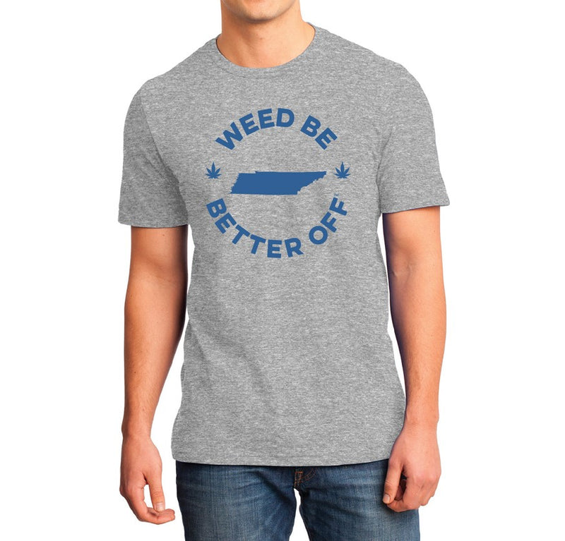 Tennessee Logo Shirt freeshipping - Weed Be Better Off