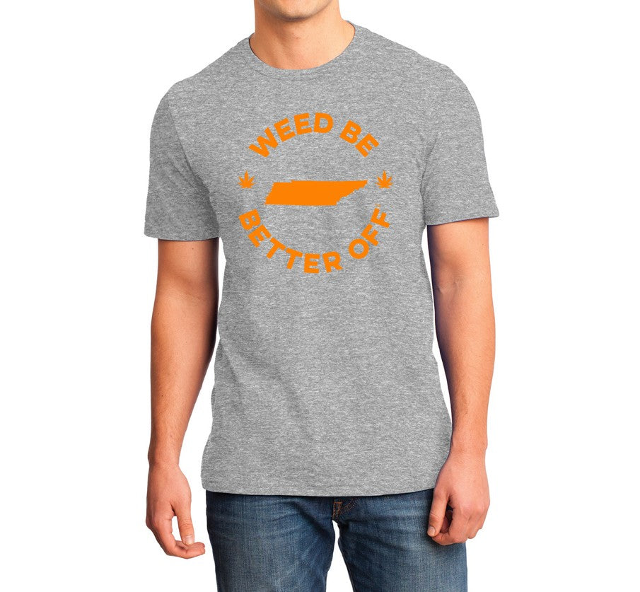 Tennessee Logo Shirt freeshipping - Weed Be Better Off